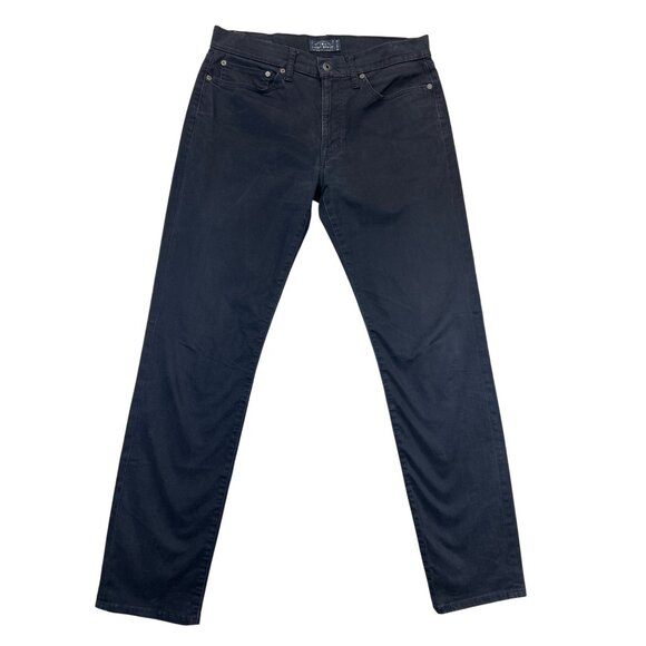 Lucky Brand Jeans Mens 32x34 Black Denim 121‎ Heritage Slim Fit - Picture 1 of 6